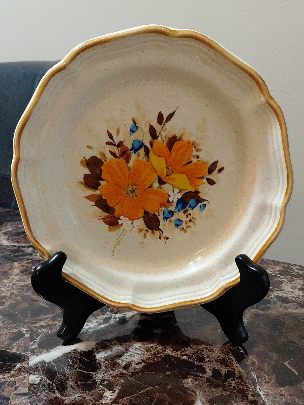 Vintage Mikasa Garden Club Flowerfest 8" Salad Plate